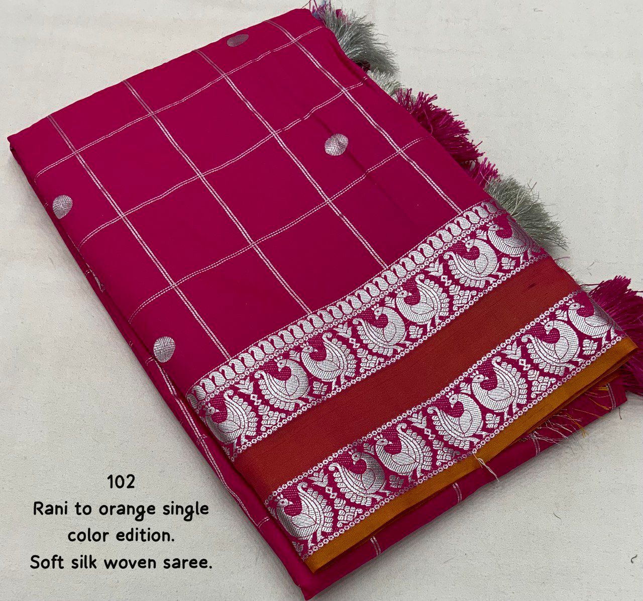 Nf6237 Vmk. Chex Sarees