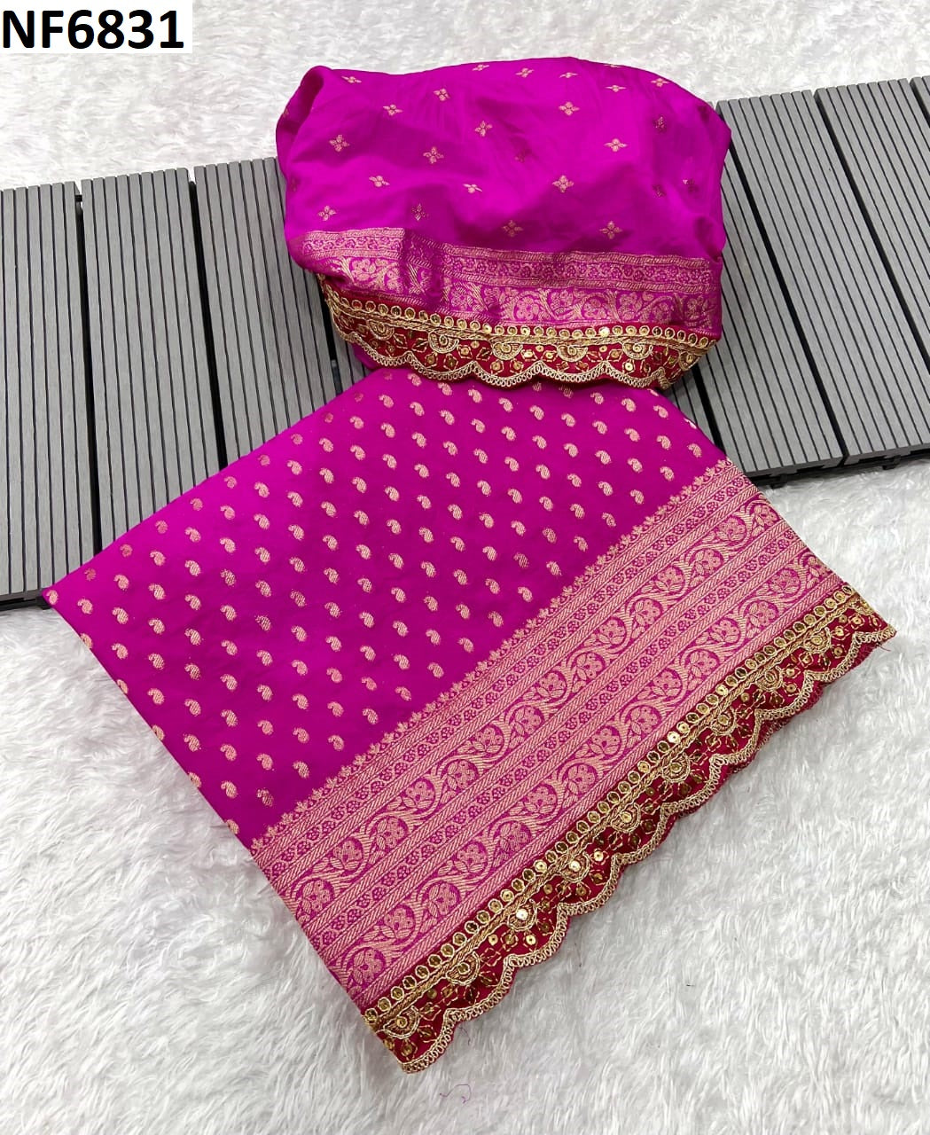 Nf6831 Vmk. Khadi Sarees