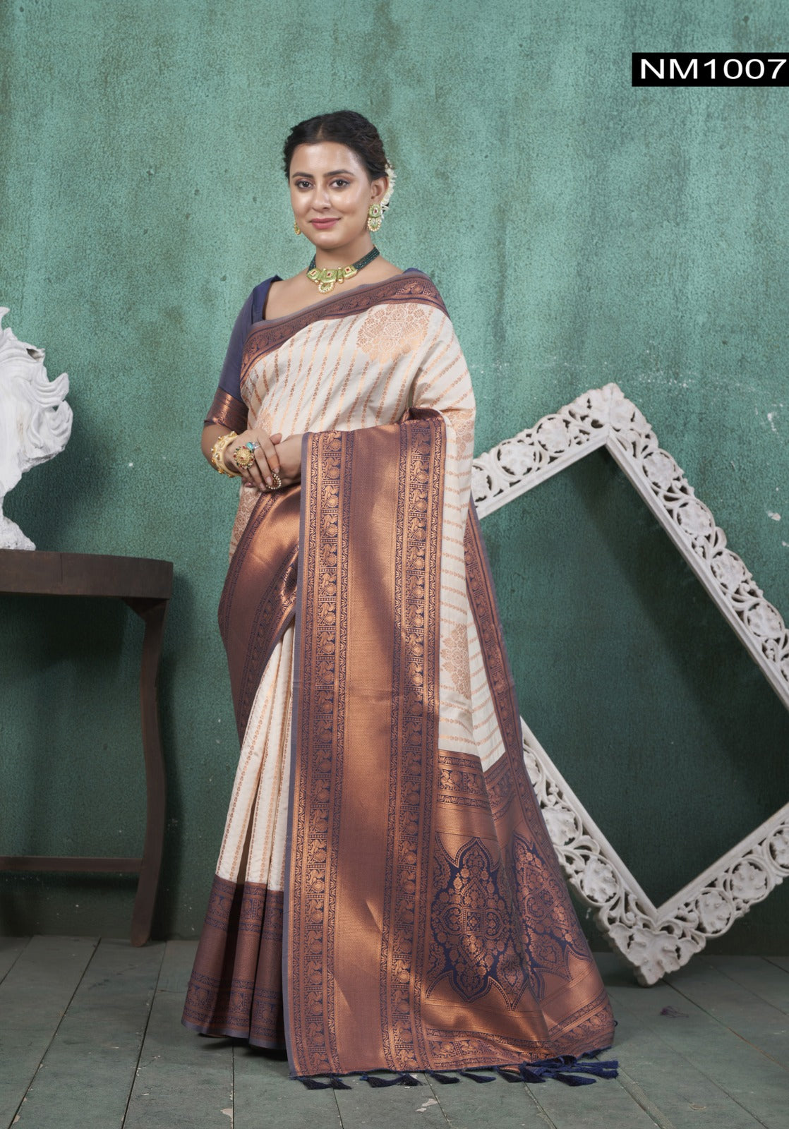 Nm-1007 Neelam 3 Of Silk Sarees