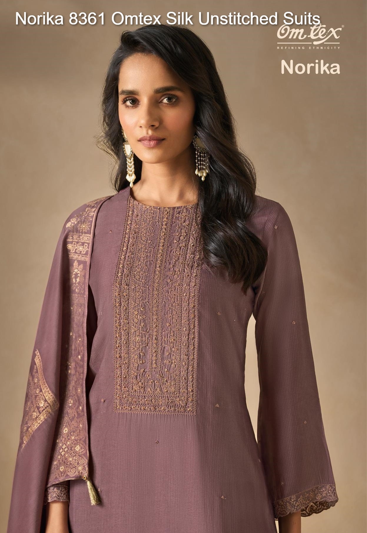 Norika 8361 Omtex Silk Unstitched Suits