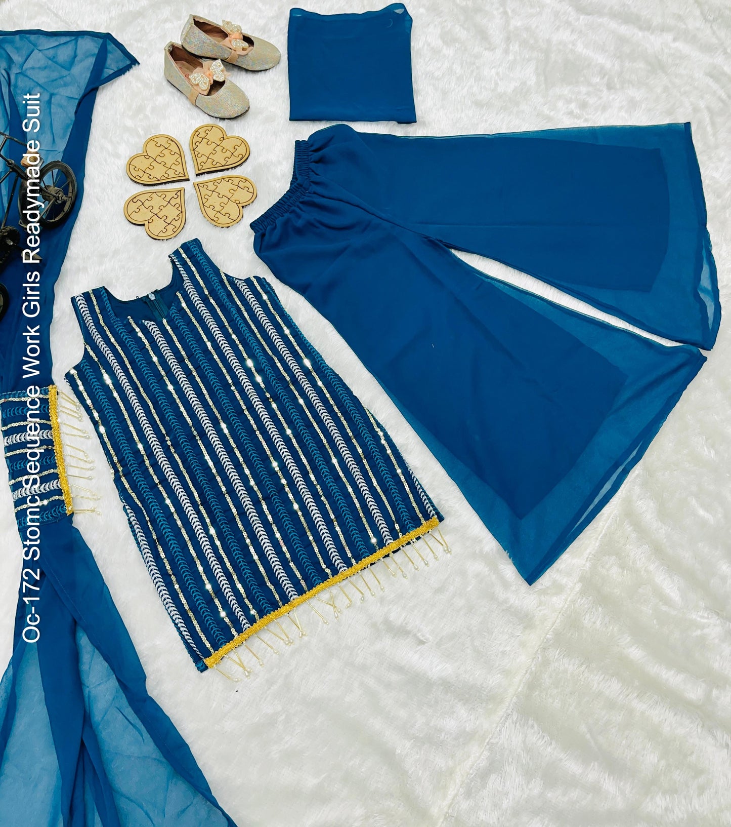 Oc-172 Stomc Sequence Work Girls Readymade Suit