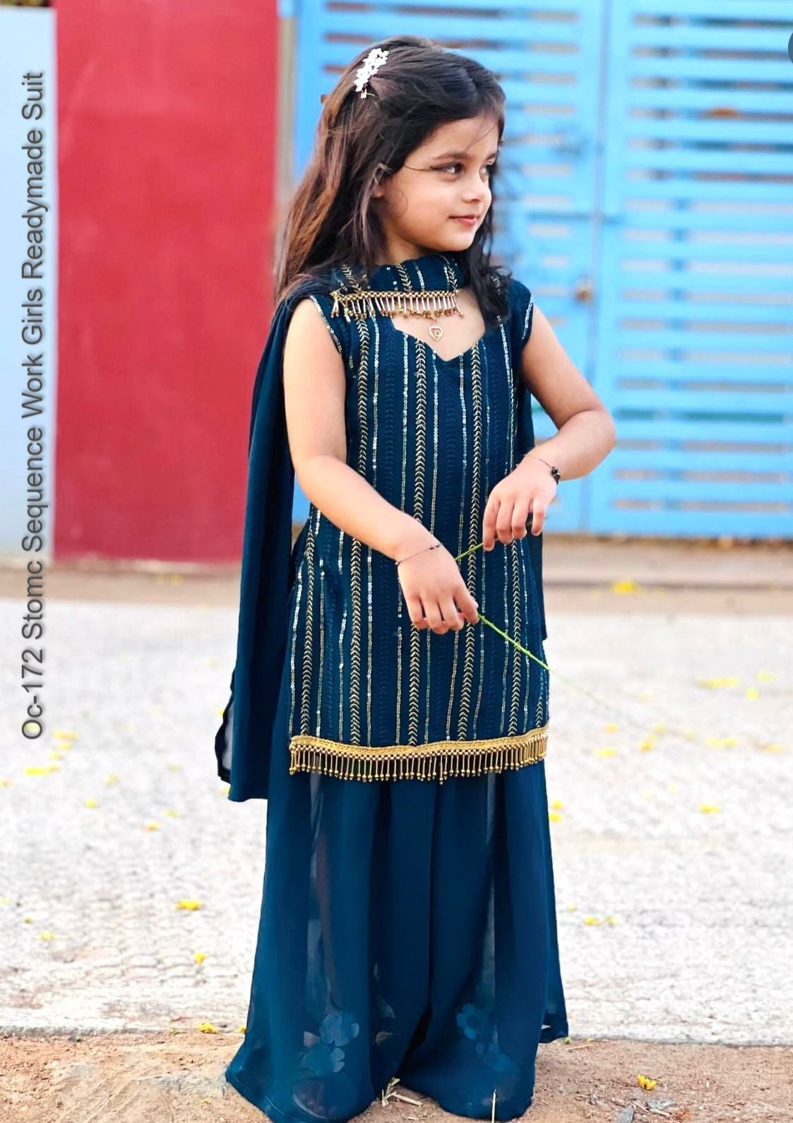 Oc-172 Stomc Sequence Work Girls Readymade Suit