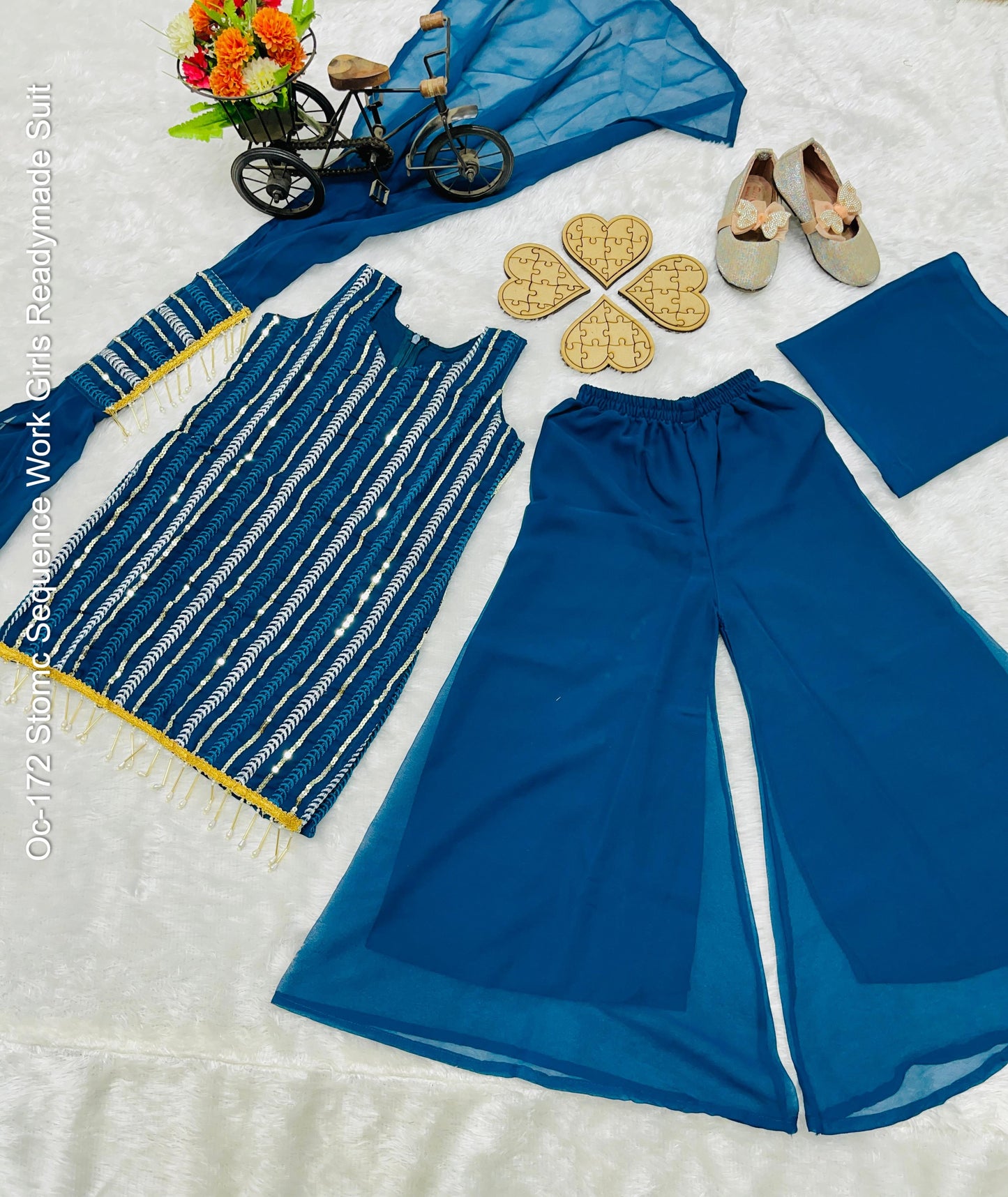 Oc-172 Stomc Sequence Work Girls Readymade Suit