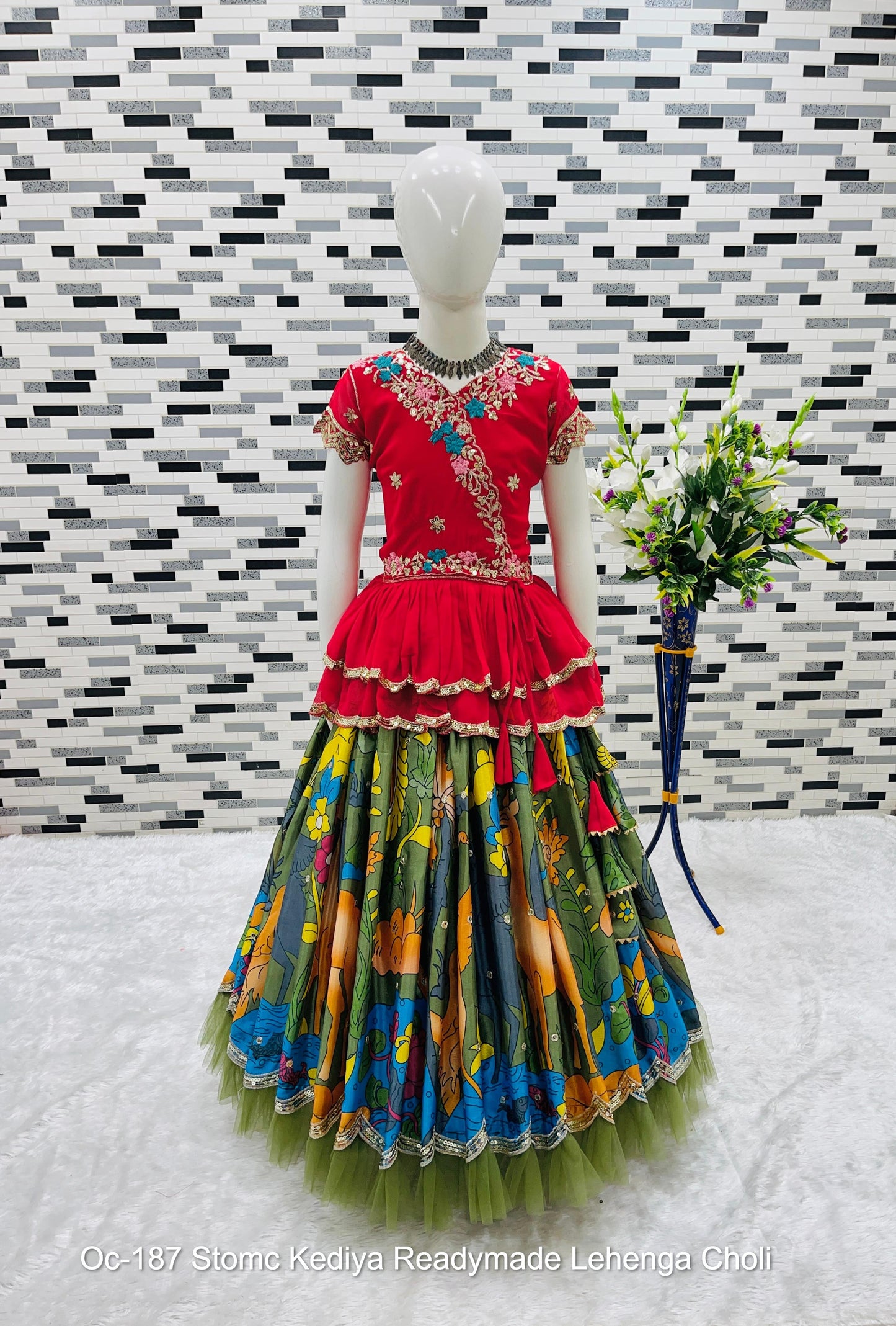 Oc-187 Stomc Kediya Readymade Lehenga Choli