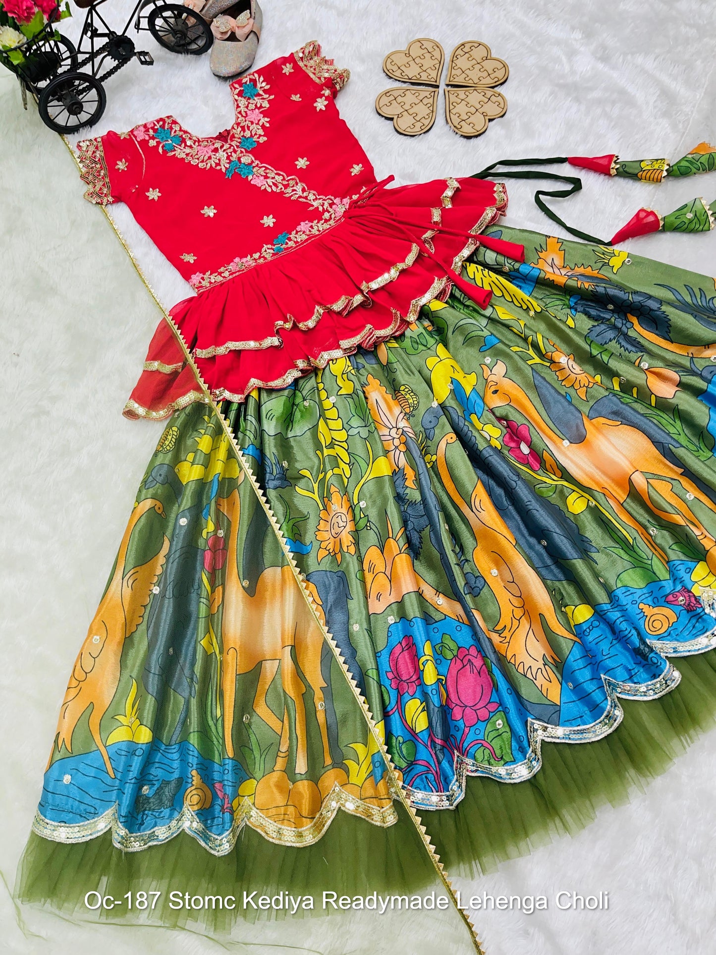 Oc-187 Stomc Kediya Readymade Lehenga Choli