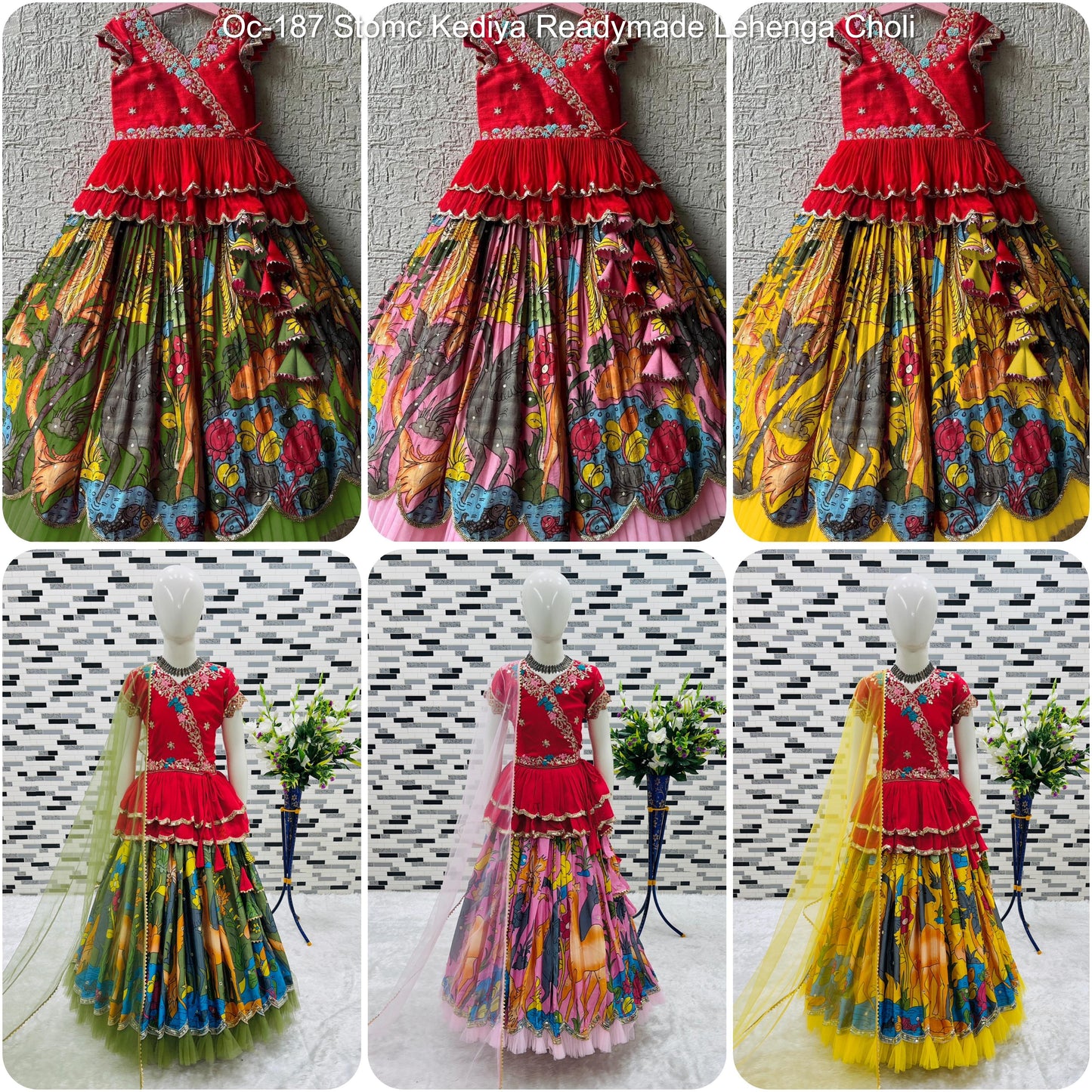 Oc-187 Stomc Kediya Readymade Lehenga Choli