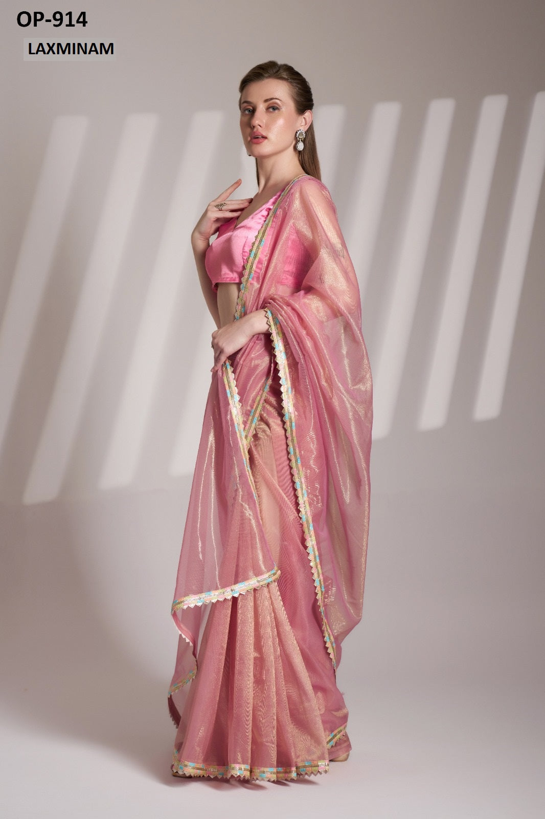 Op-914 Laxminam Twill Sarees