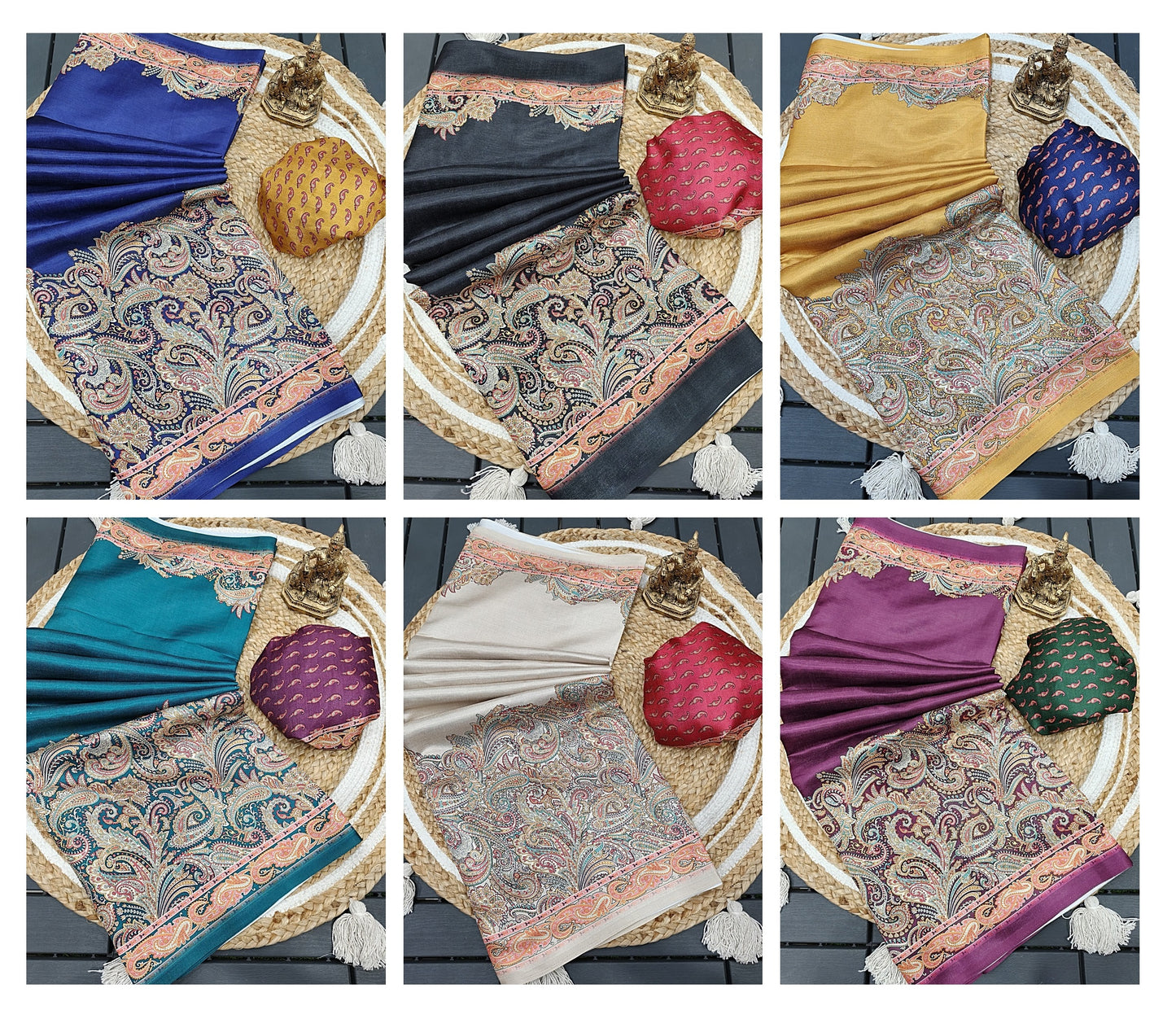 Pashmina Vol-1 Non-Branded Stvan Silk Sarees