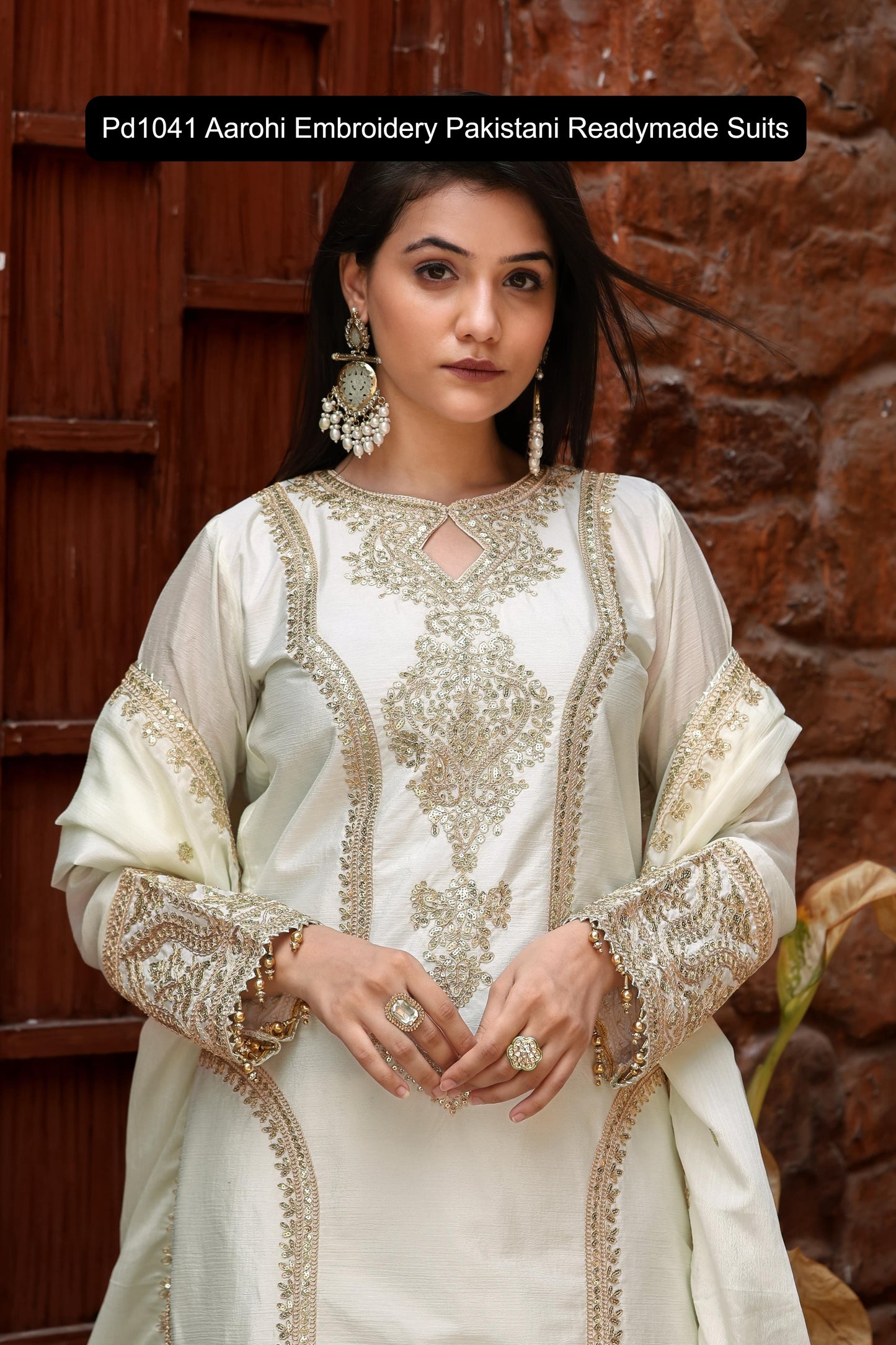 Pd1041 Aarohi Embroidery Pakistani Readymade Suits