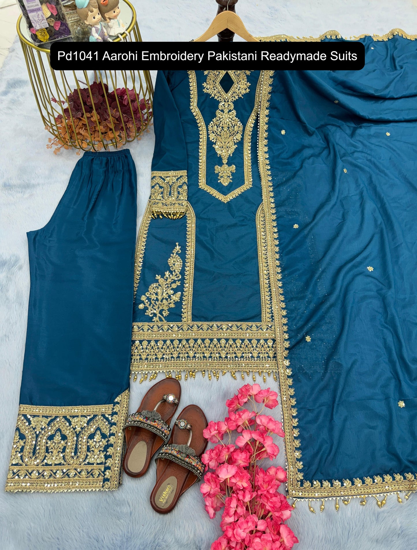 Pd1041 Aarohi Embroidery Pakistani Readymade Suits