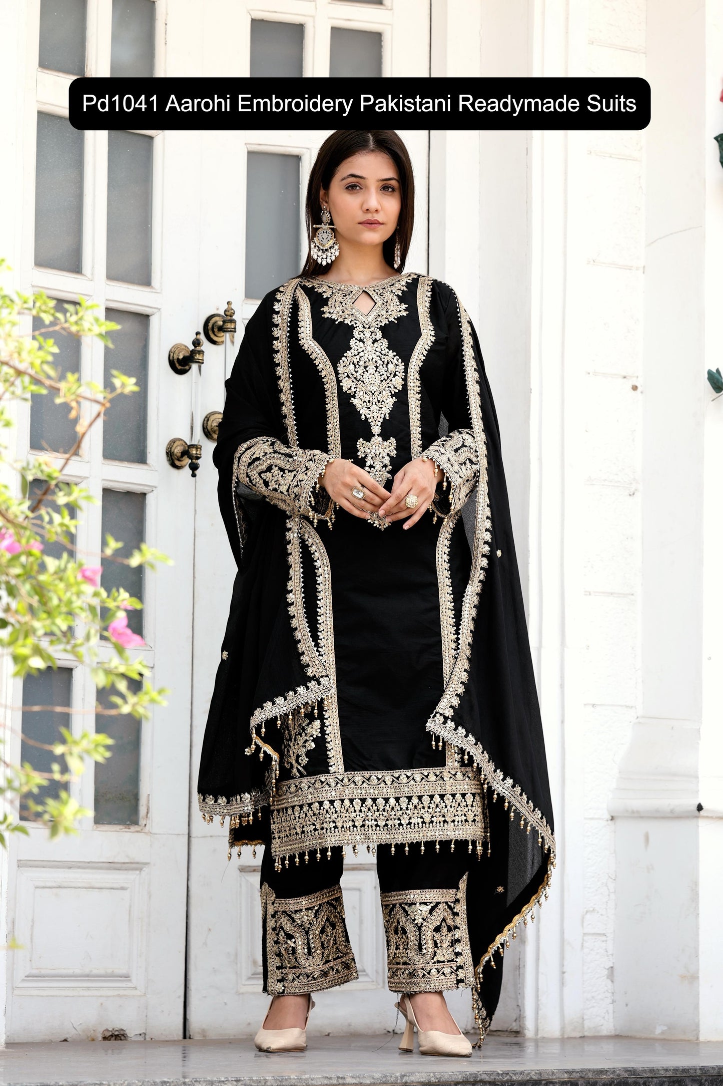 Pd1041 Aarohi Embroidery Pakistani Readymade Suits