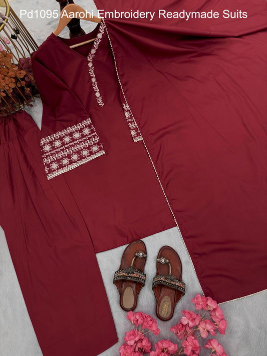 Pd1095 Aarohi Embroidery Readymade Suits