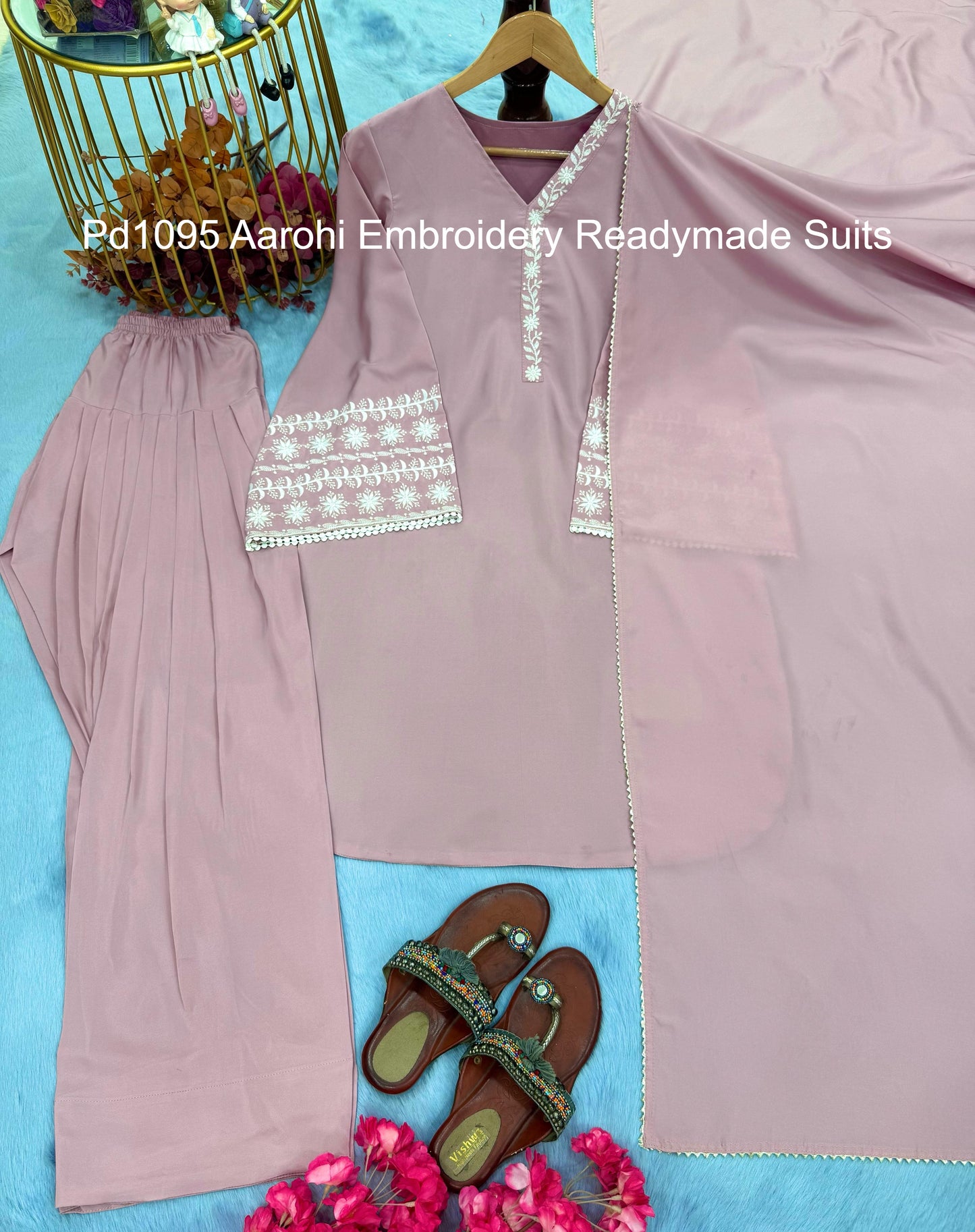 Pd1095 Aarohi Embroidery Readymade Suits