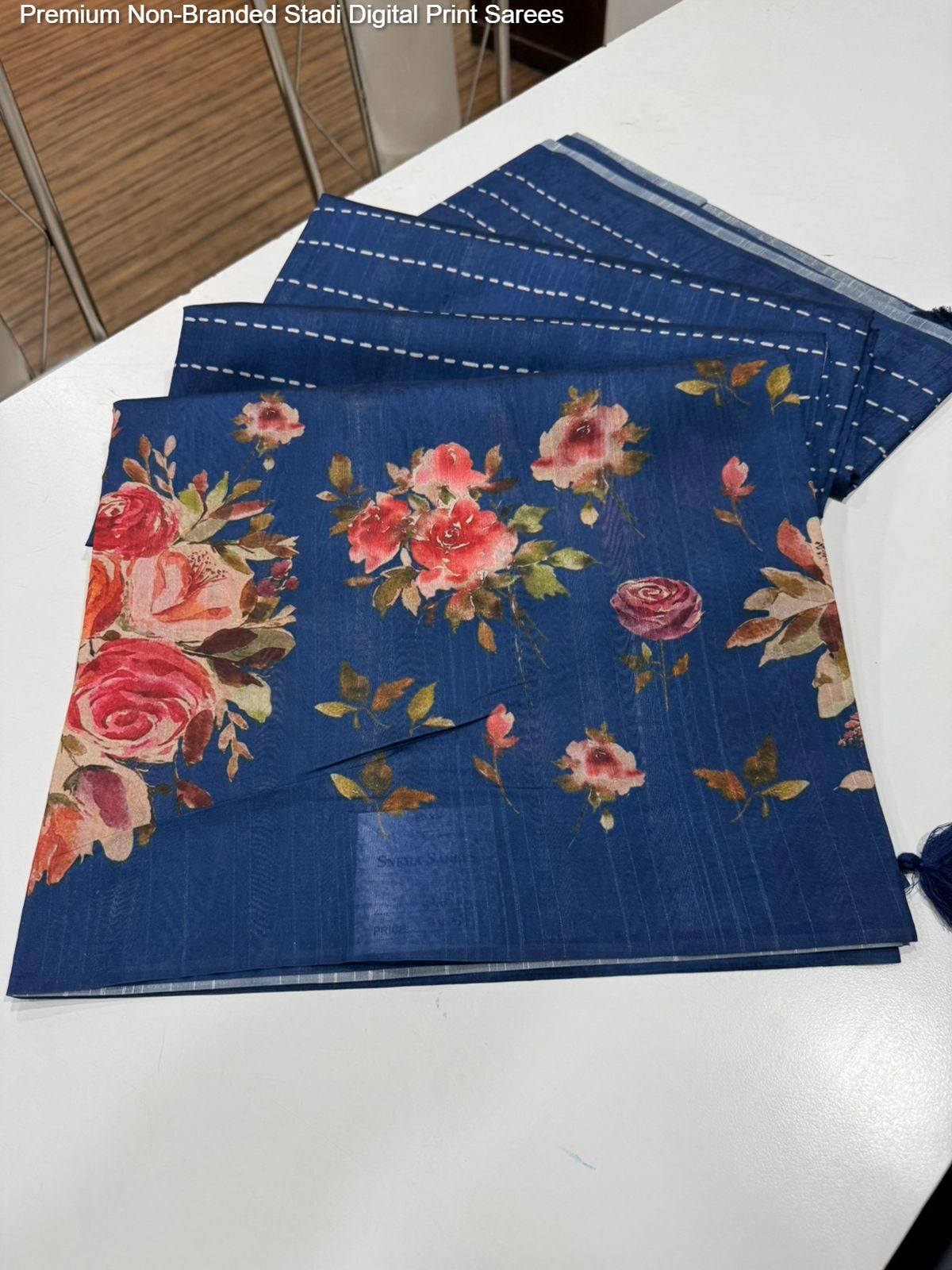 Premium Non-Branded Stadi Digital Print Sarees