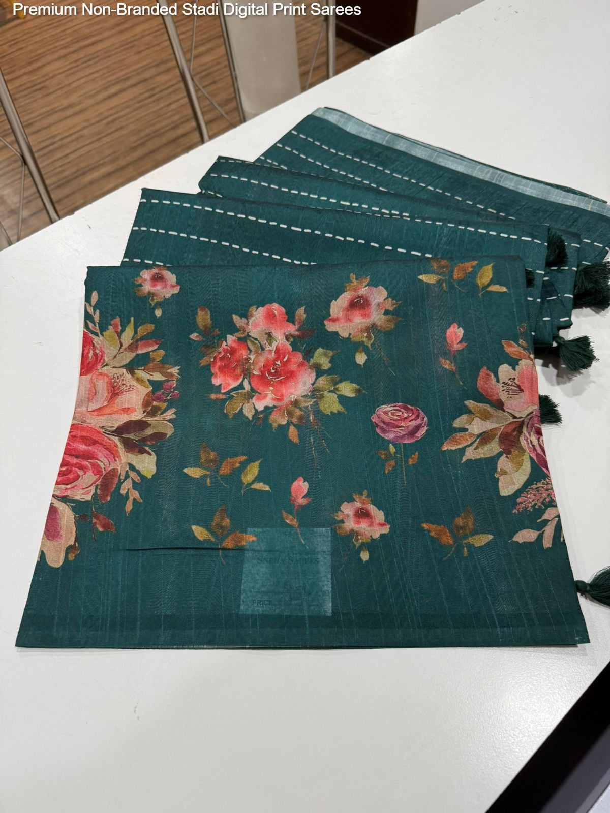 Premium Non-Branded Stadi Digital Print Sarees