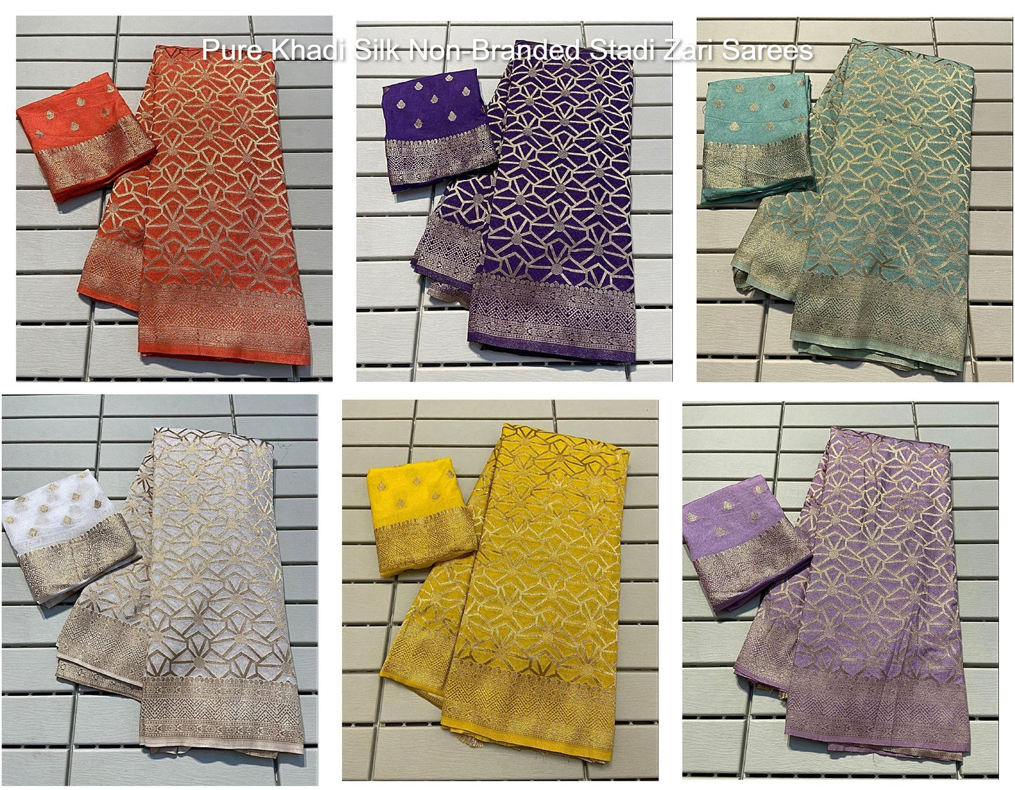 Pure Khadi Silk Non-Branded Stadi Zari Sarees