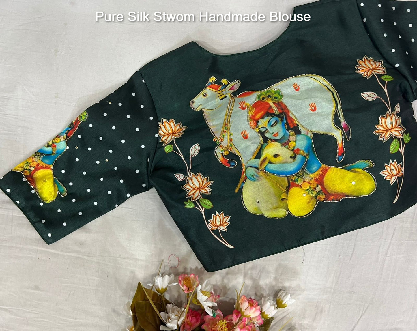 Pure Silk Stwom Handmade Blouse