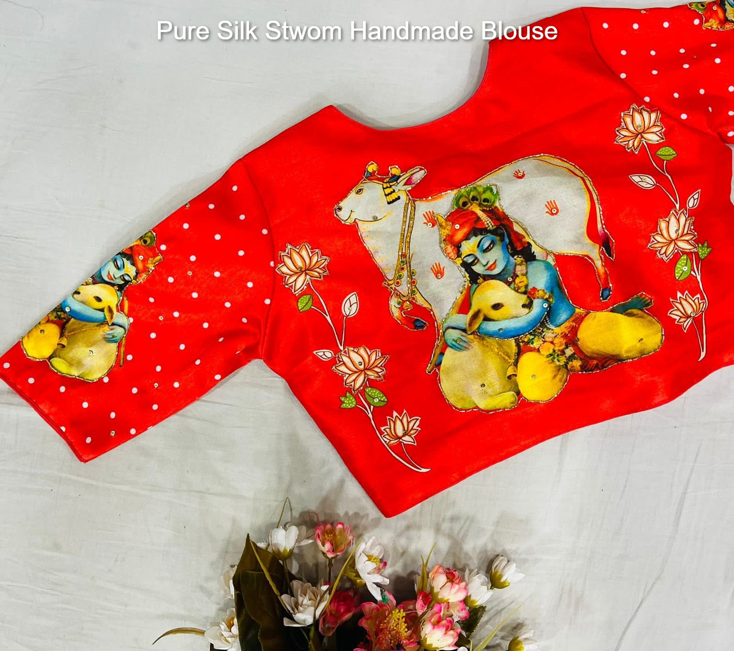Pure Silk Stwom Handmade Blouse