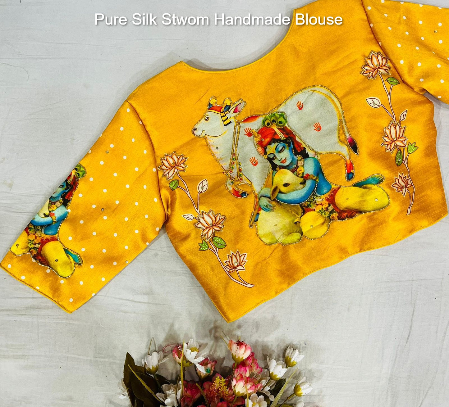 Pure Silk Stwom Handmade Blouse