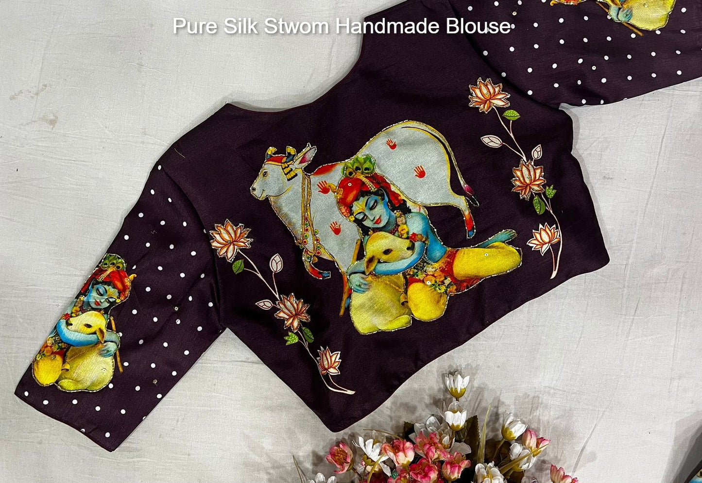 Pure Silk Stwom Handmade Blouse