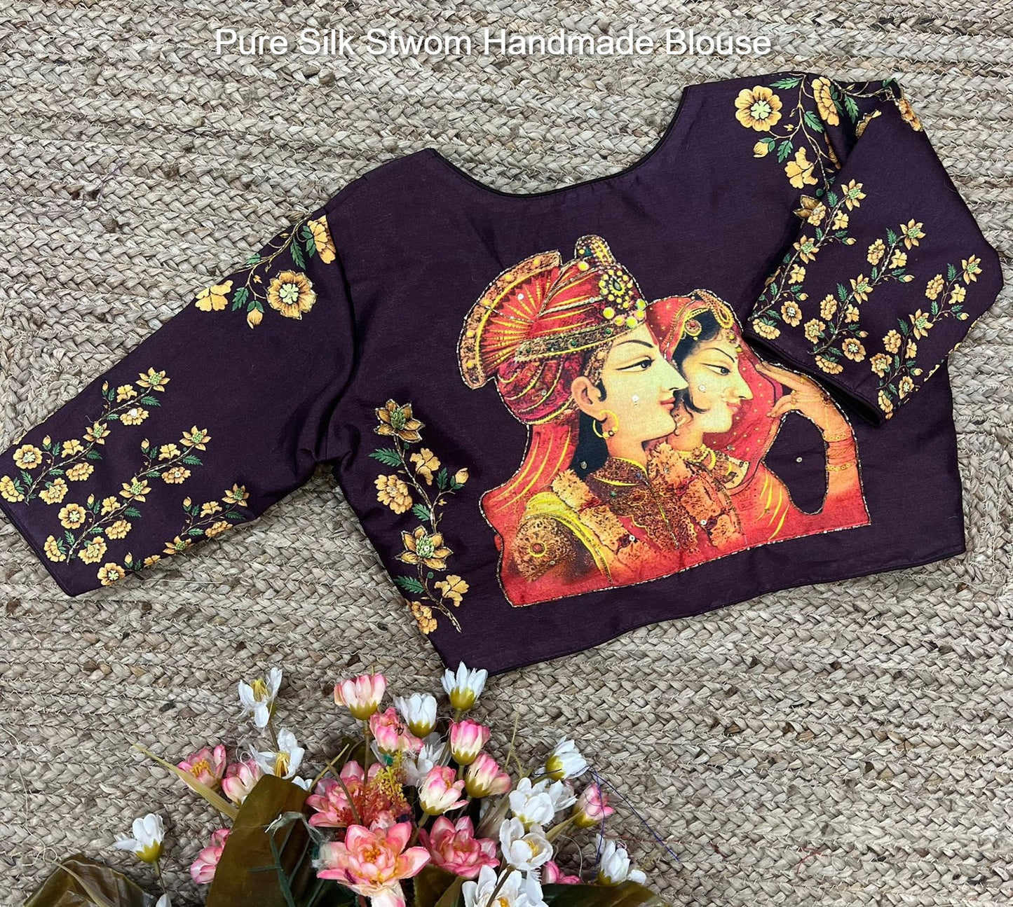 Pure Silk Stwom Handmade Blouse