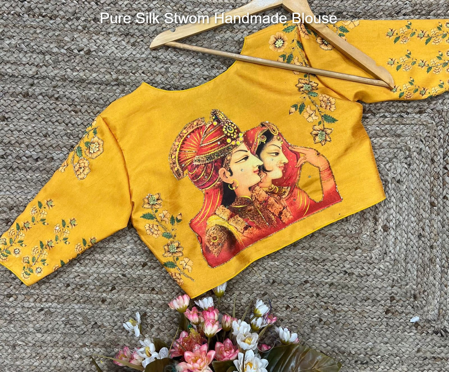 Pure Silk Stwom Handmade Blouse