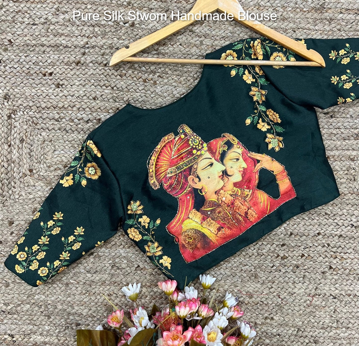 Pure Silk Stwom Handmade Blouse