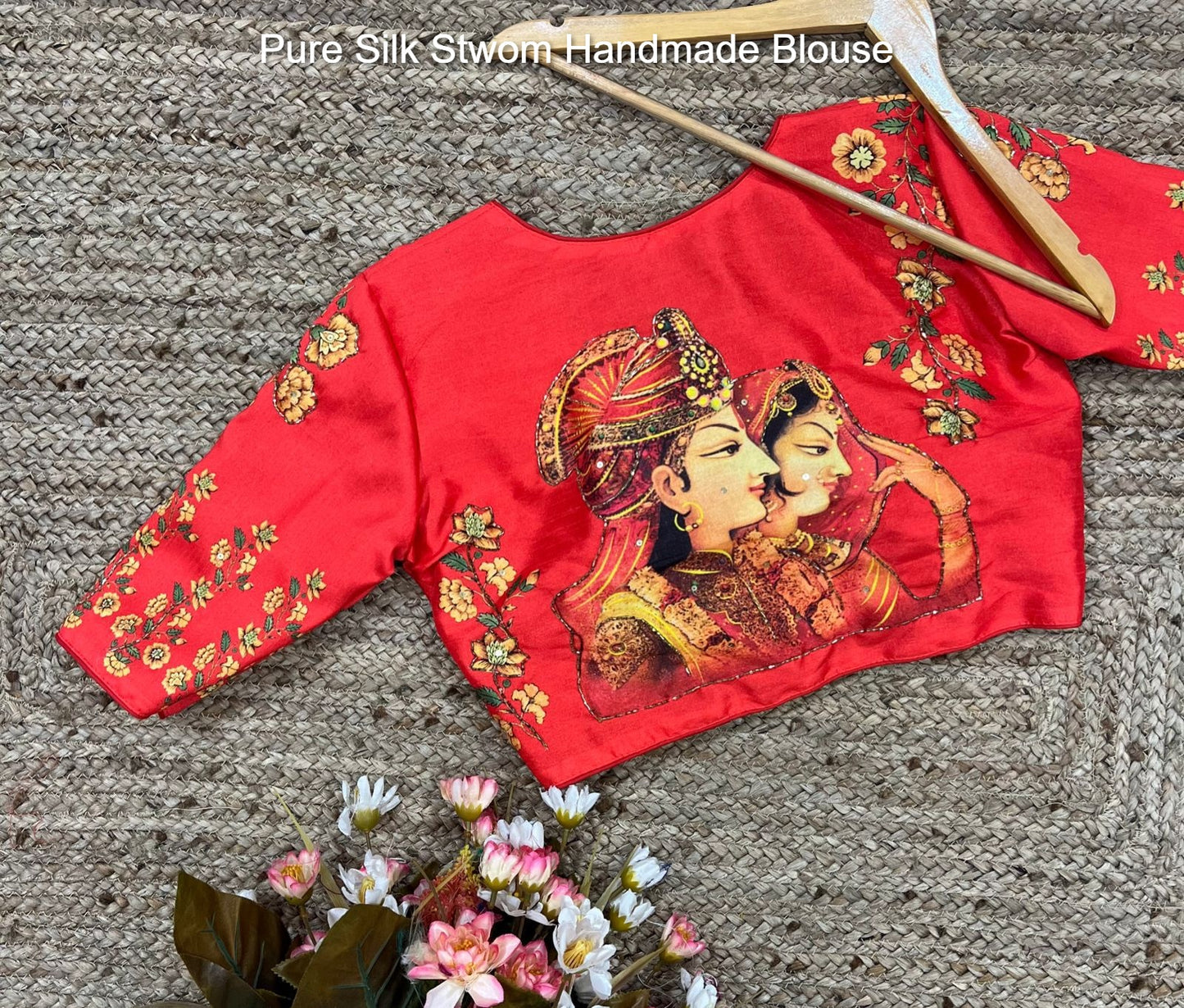 Pure Silk Stwom Handmade Blouse