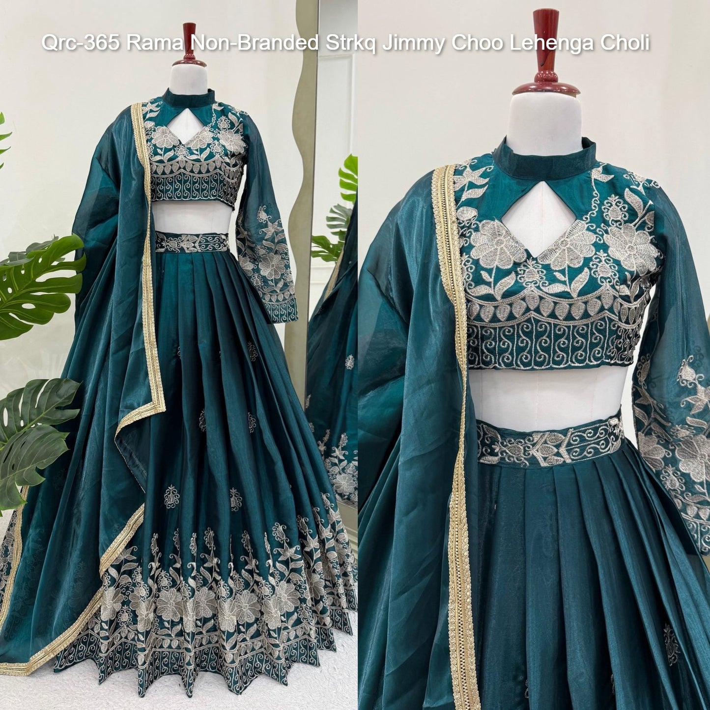 Qrc-365 Rama Non-Branded Strkq Jimmy Choo Lehenga Choli