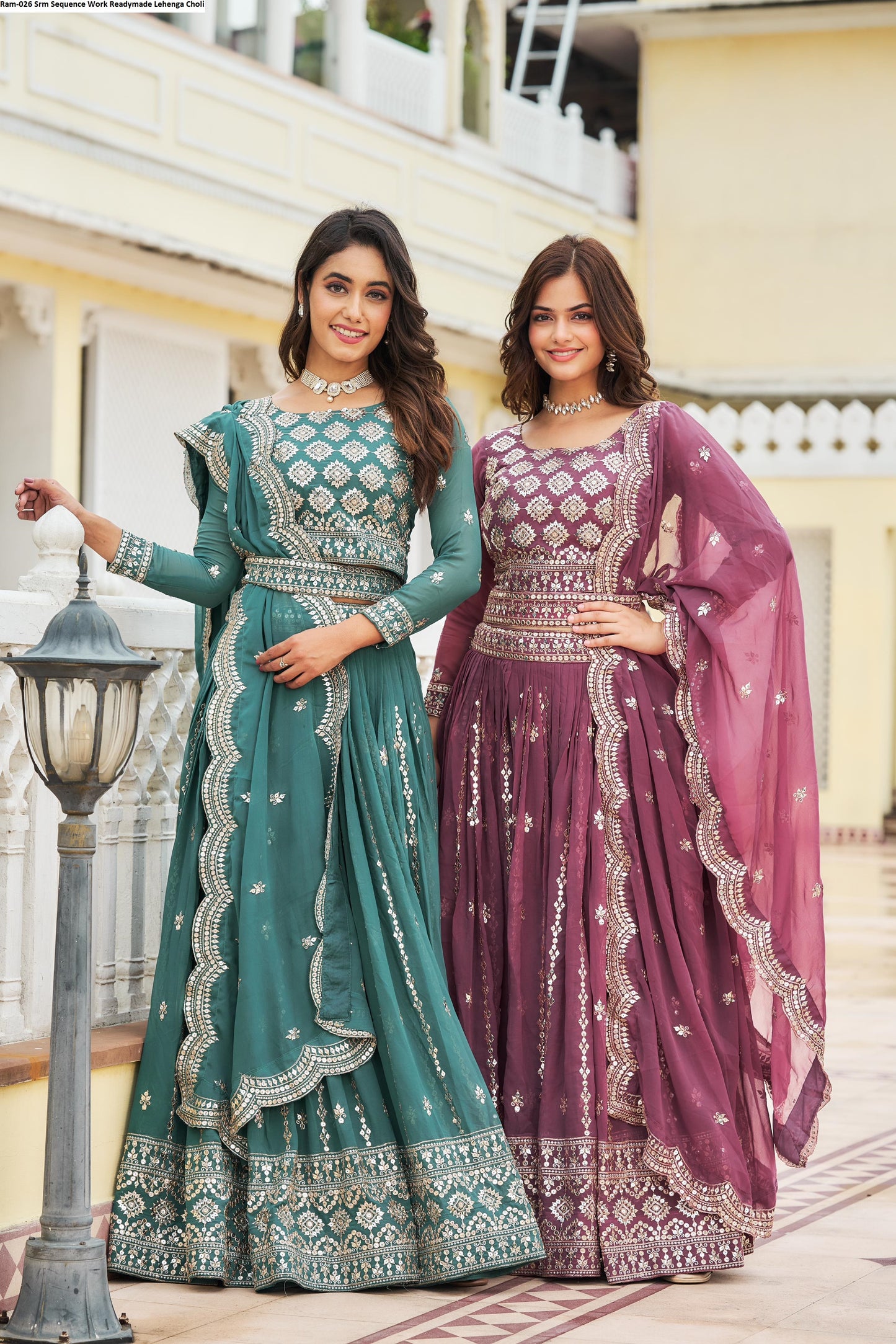 Ram-026 Srm Sequence Work Readymade Lehenga Choli