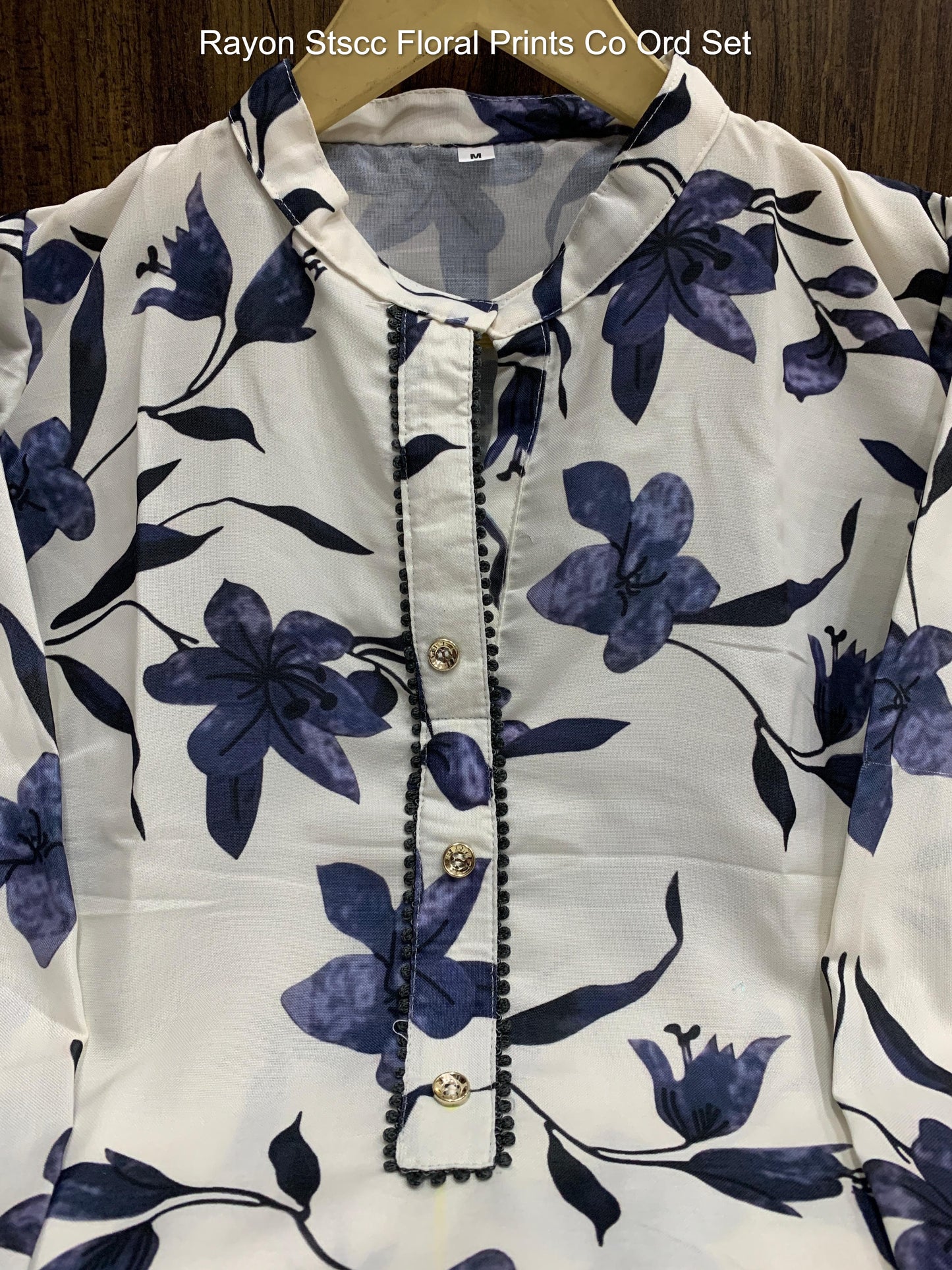 Rayon Stscc Floral Prints Co Ord Set