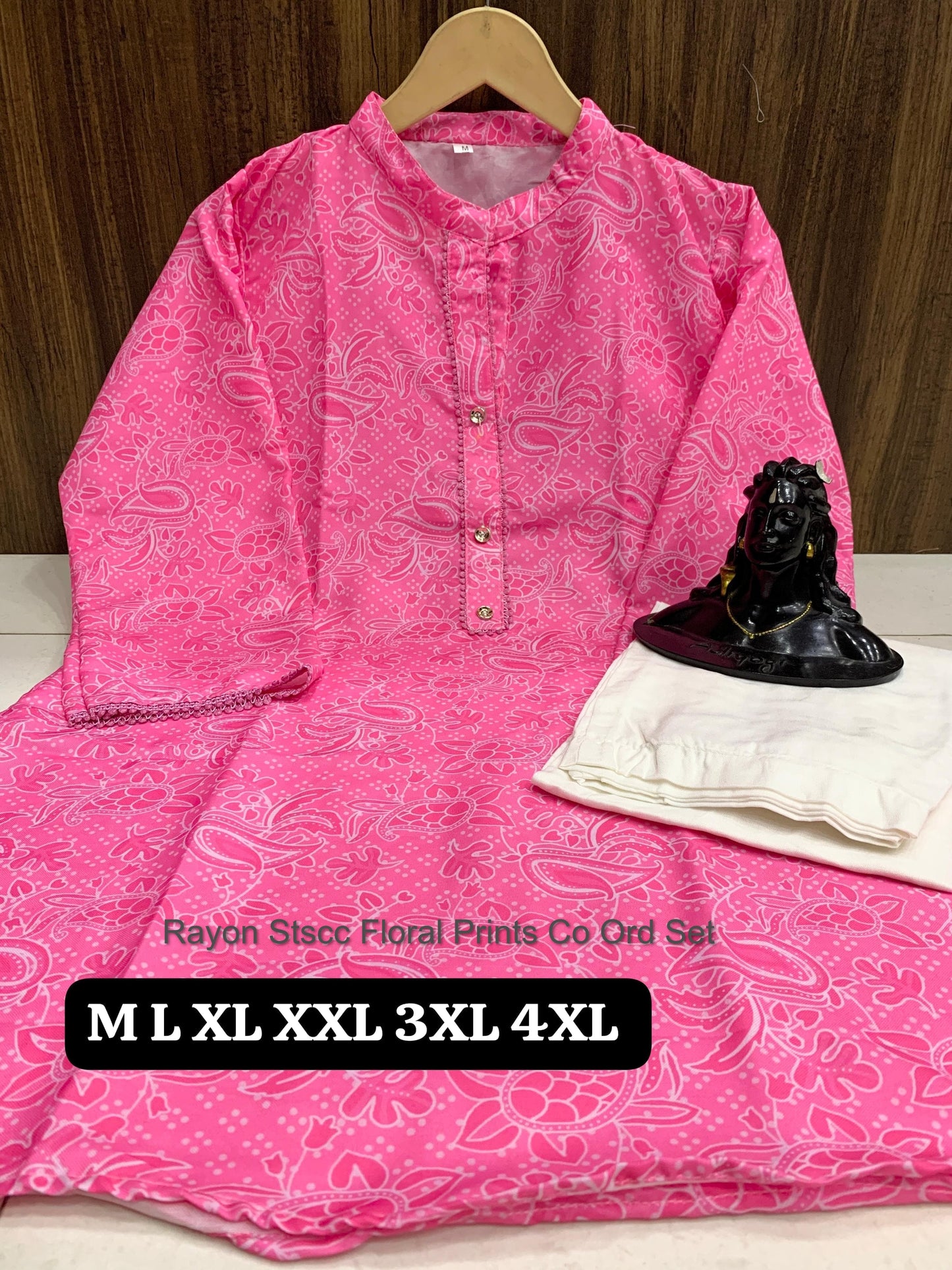 Rayon Stscc Floral Prints Co Ord Set
