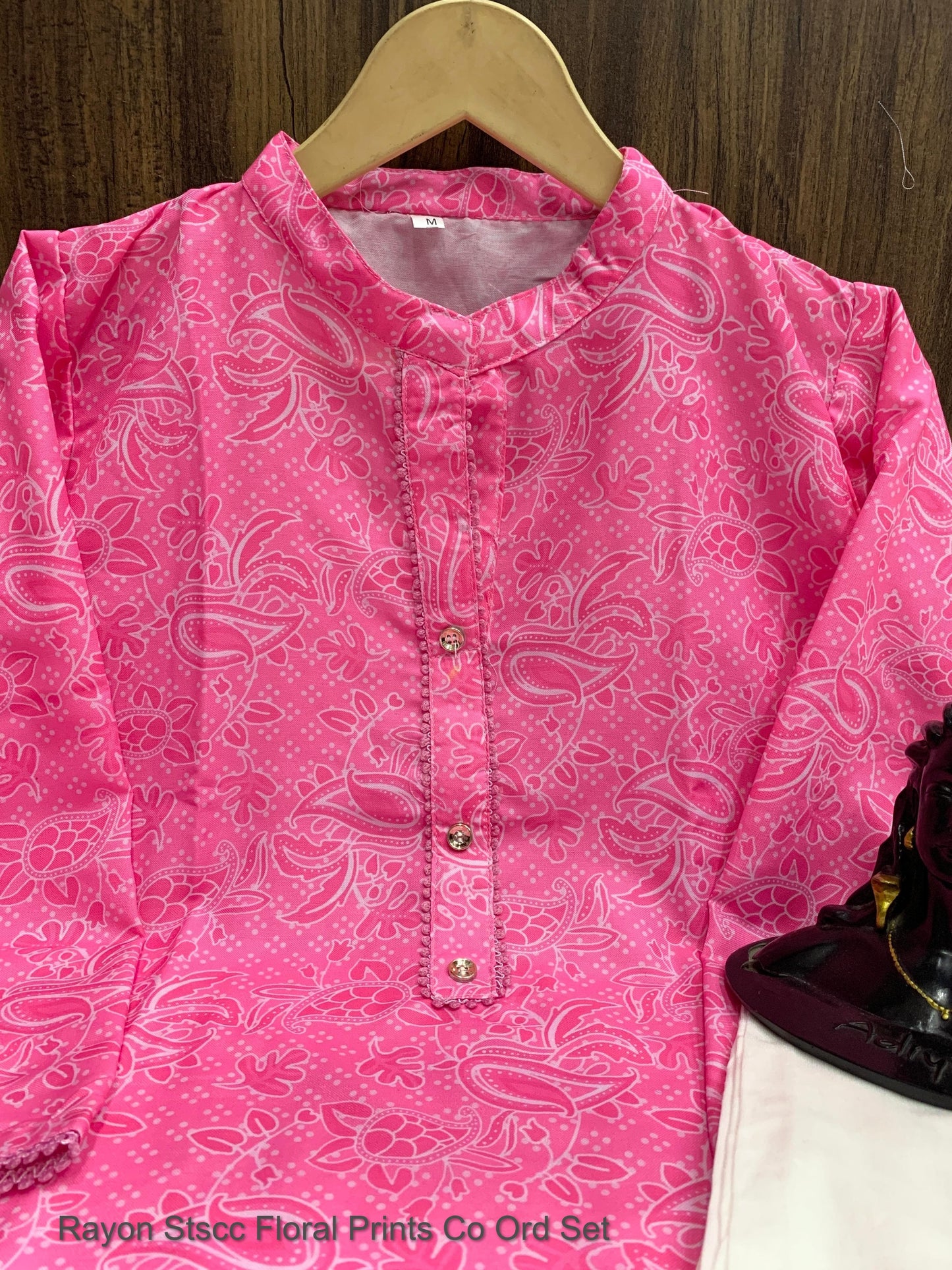 Rayon Stscc Floral Prints Co Ord Set