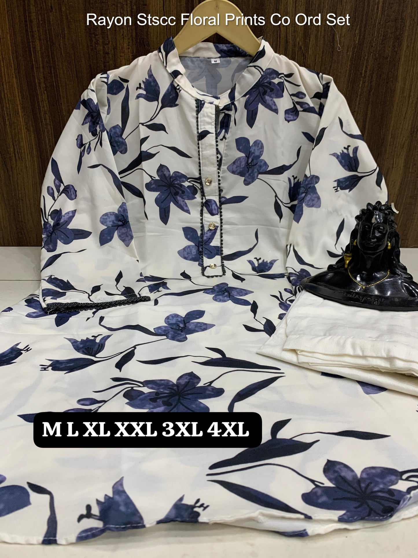 Rayon Stscc Floral Prints Co Ord Set