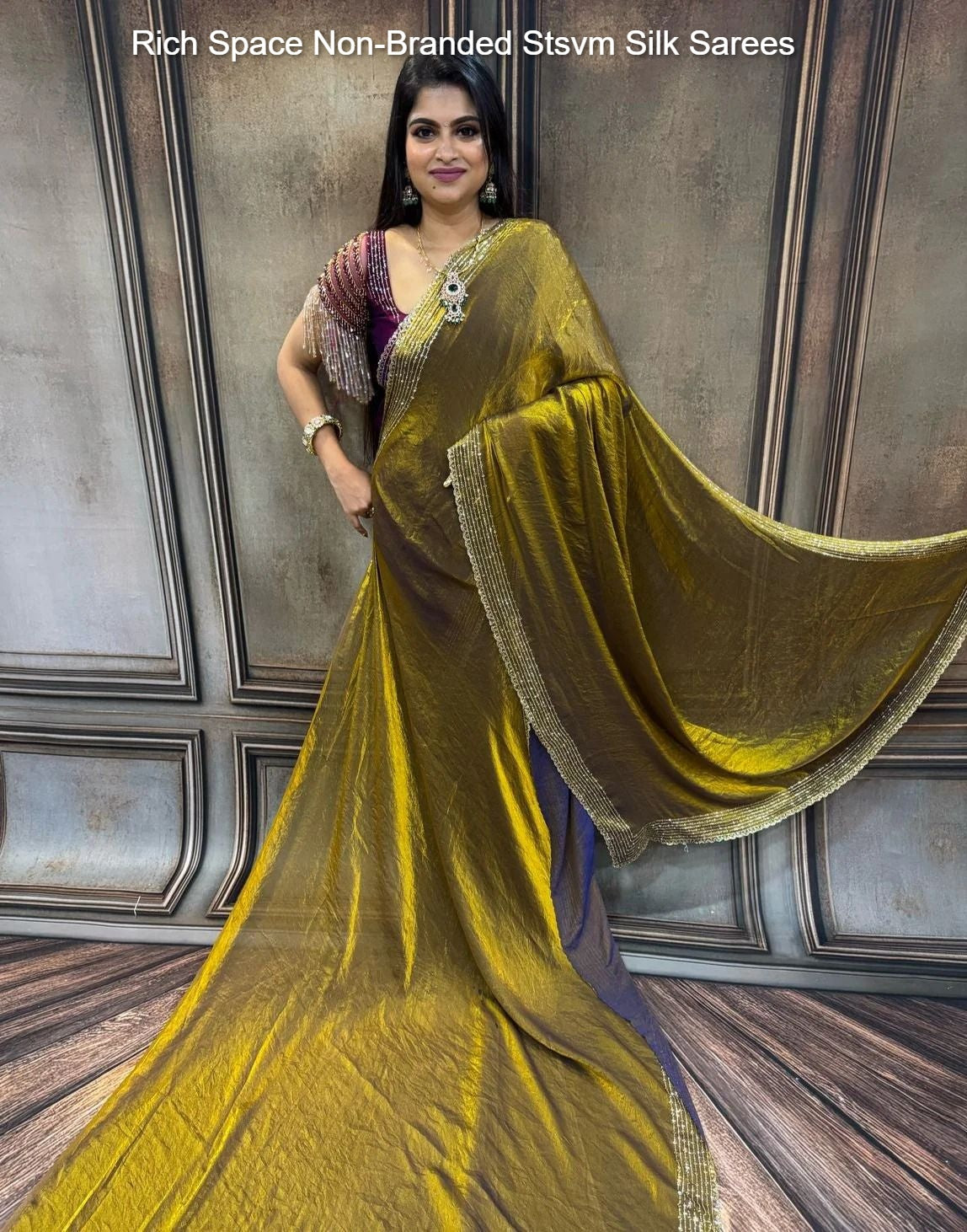 Rich Space Non-Branded Stsvm Silk Sarees