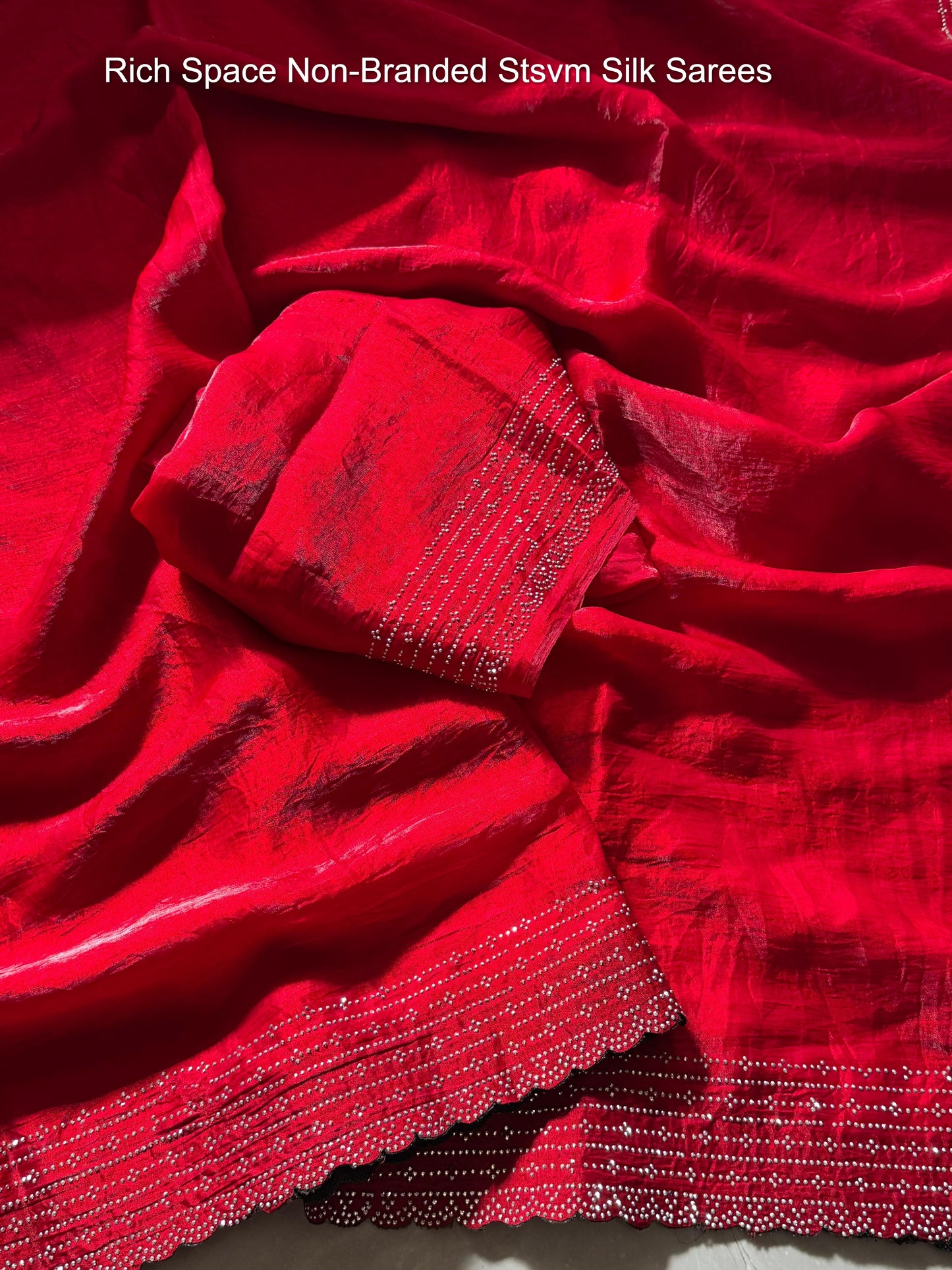 Rich Space Non-Branded Stsvm Silk Sarees