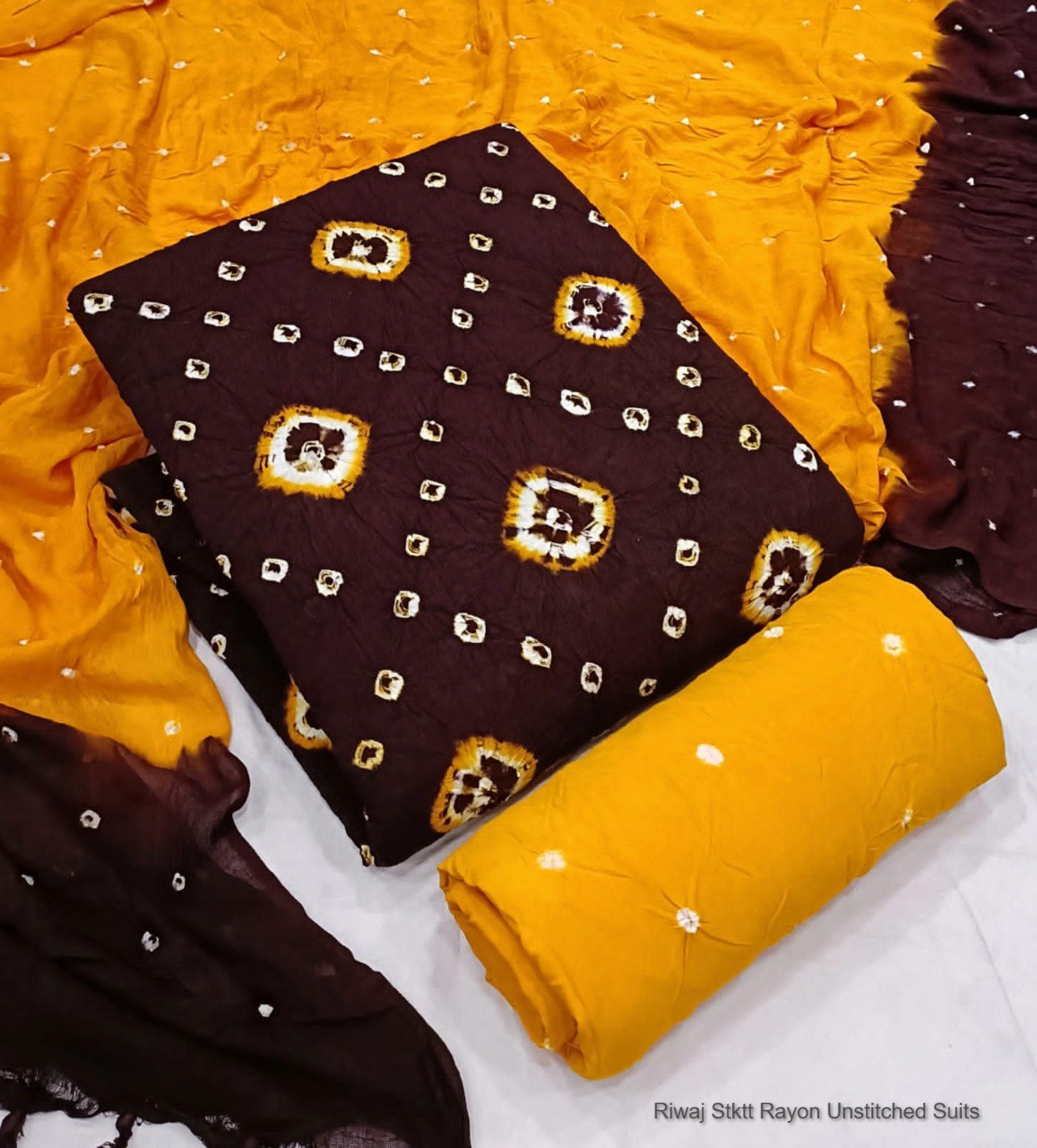 Riwaj Stktt Rayon Unstitched Suits