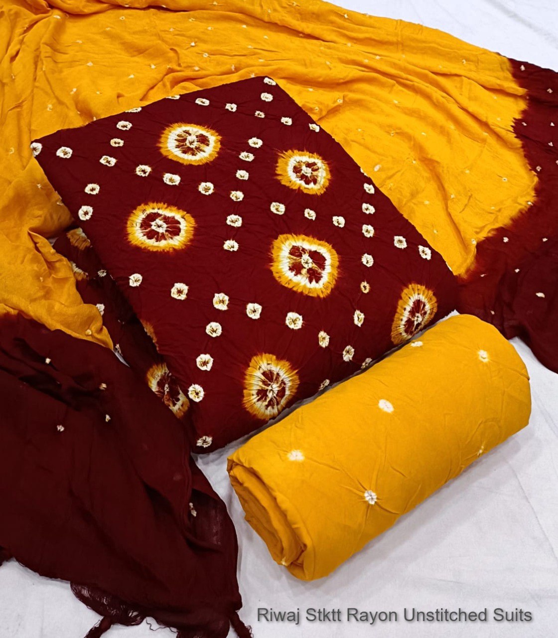 Riwaj Stktt Rayon Unstitched Suits