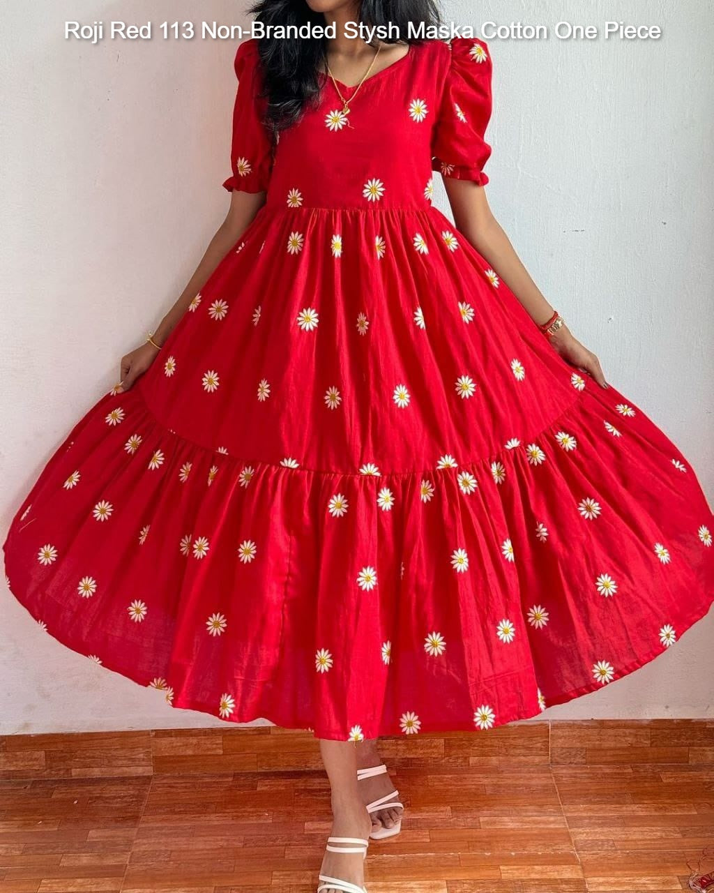 Roji Red 113 Non-Branded Stysh Maska Cotton One Piece