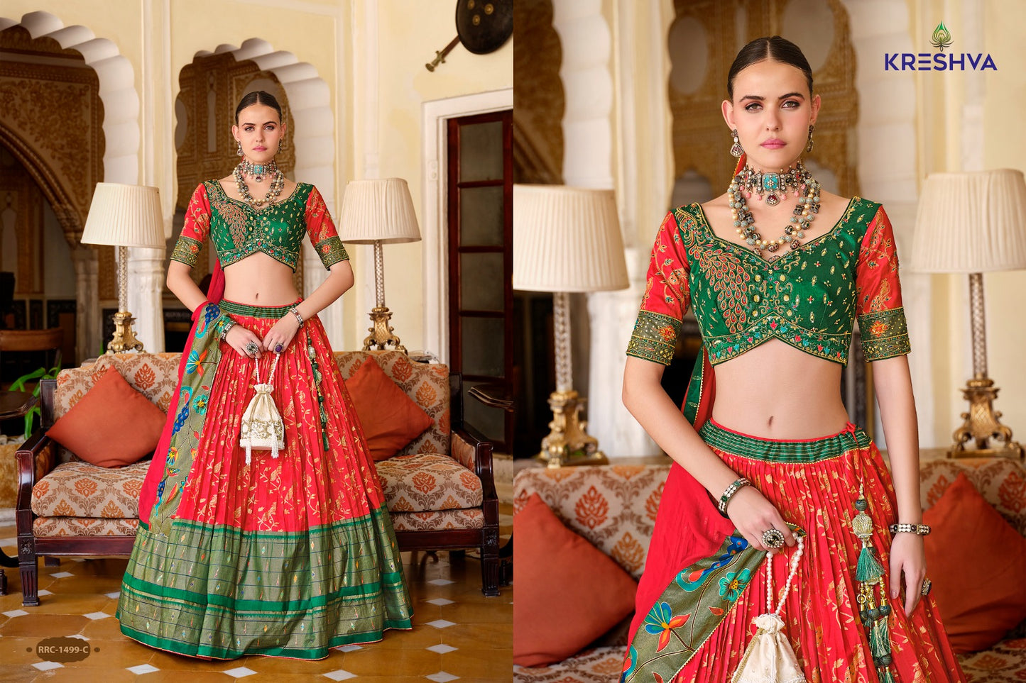 Rrc-1499C Vamika Kreshva Print Lehenga Choli
