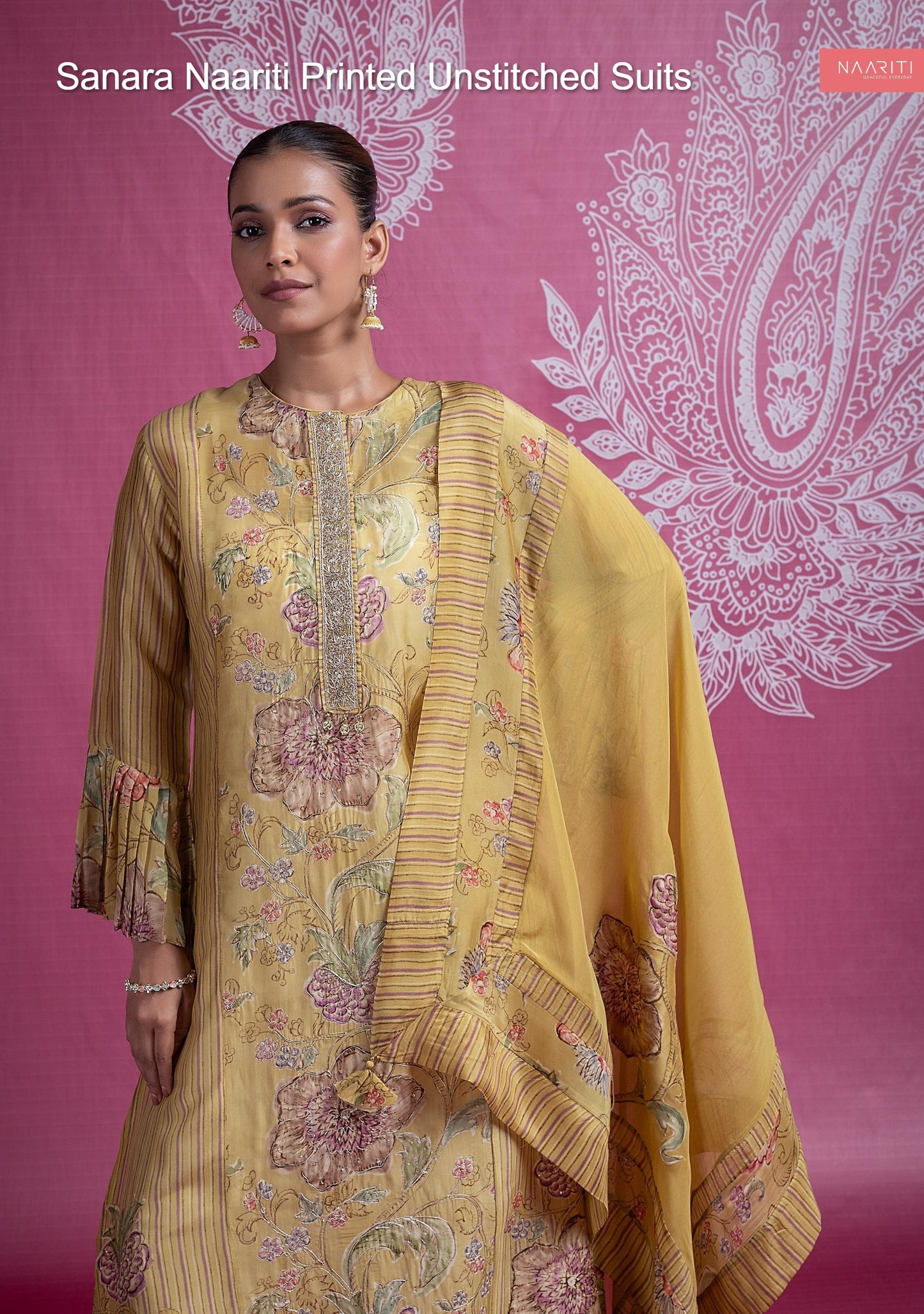 Sanara Naariti Printed Unstitched Suits