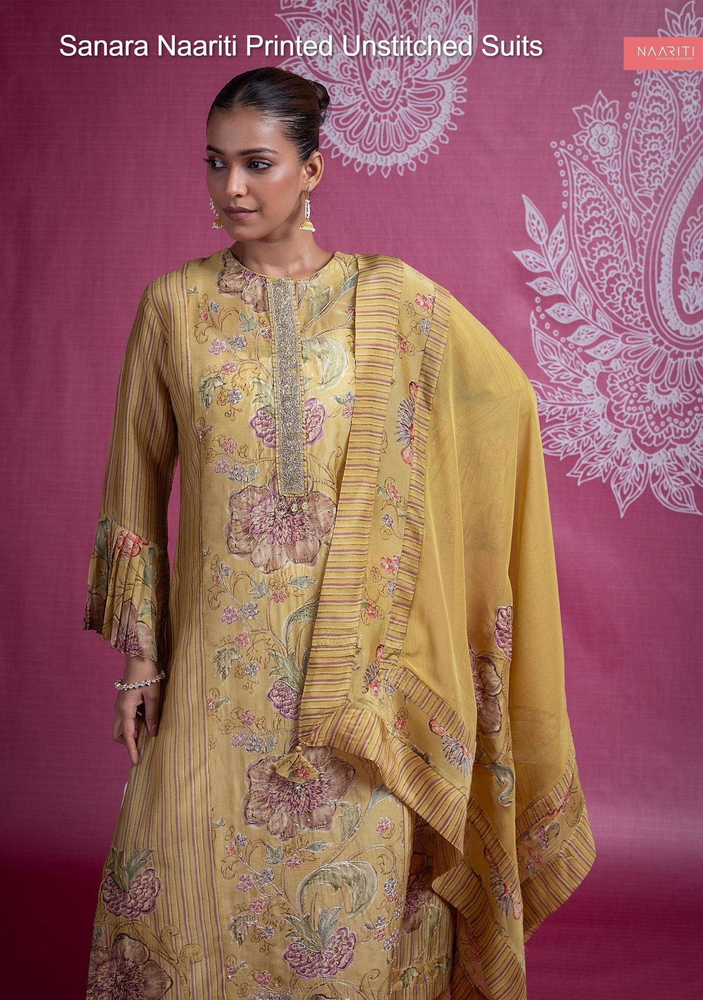 Sanara Naariti Printed Unstitched Suits