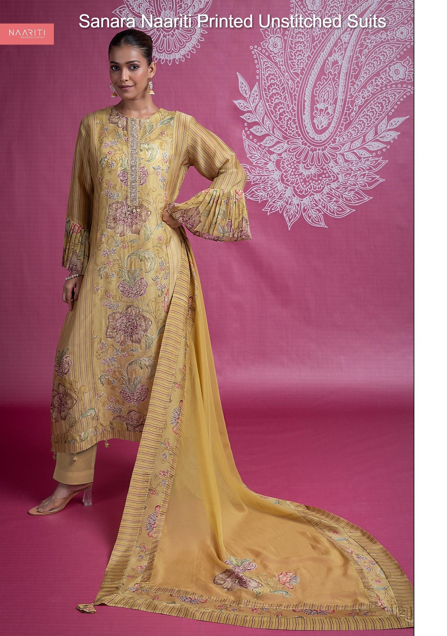 Sanara Naariti Printed Unstitched Suits