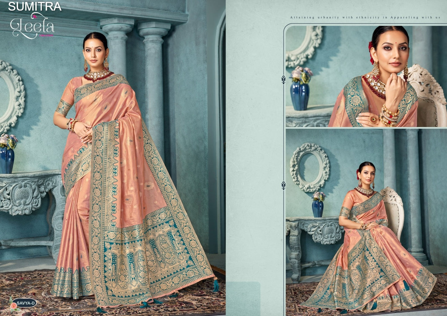 Savya-D Leela Sumitra Dyed Sarees
