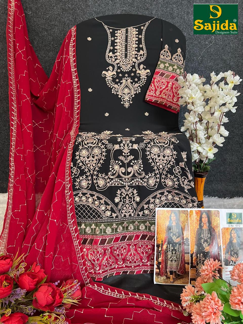 Sd-1012 Alaya 2 Sajida Georgette Pakistani Salwar Suits