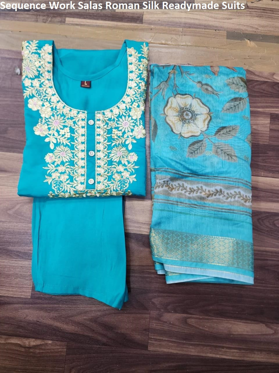 Sequence Work Salas Roman Silk Readymade Suits