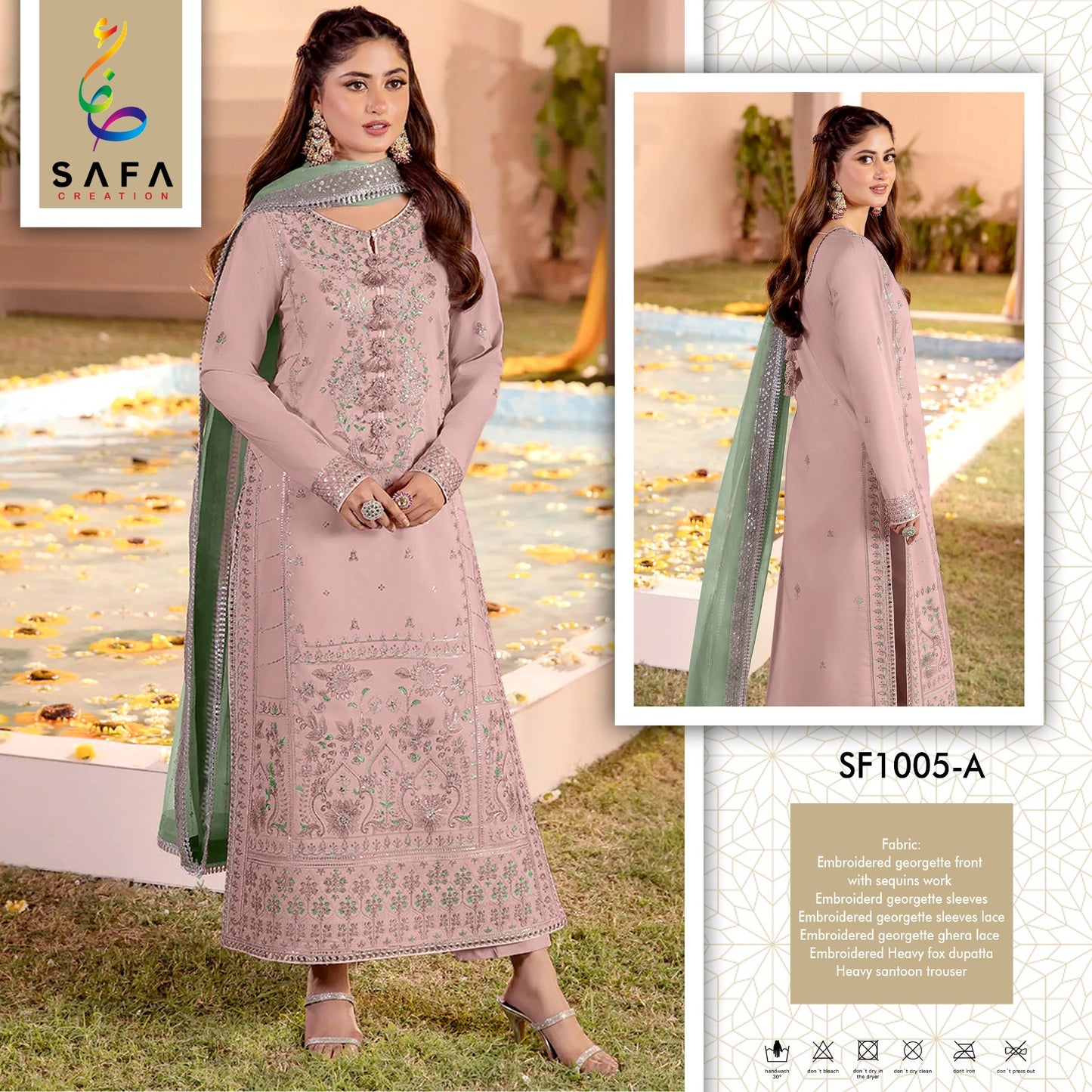 Sf-1005A Safa Creation Pakistani Salwar Suits