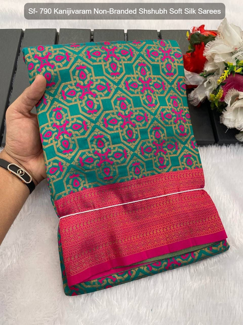 Sf- 790 Kanijivaram Non-Branded Shshubh Soft Silk Sarees