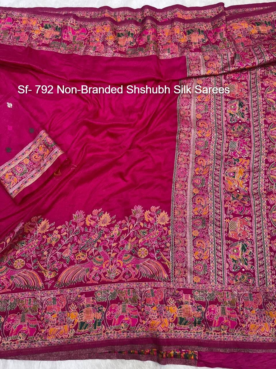 Sf- 792 Non-Branded Shshubh Silk Sarees