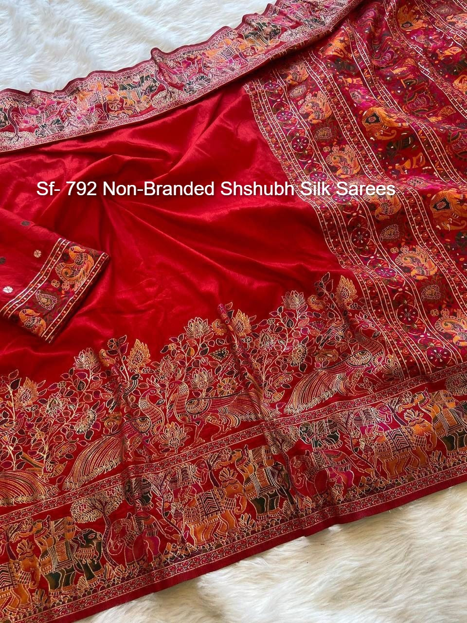 Sf- 792 Non-Branded Shshubh Silk Sarees